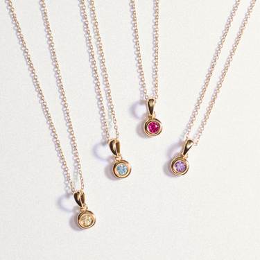 Petite Birthstone Necklace