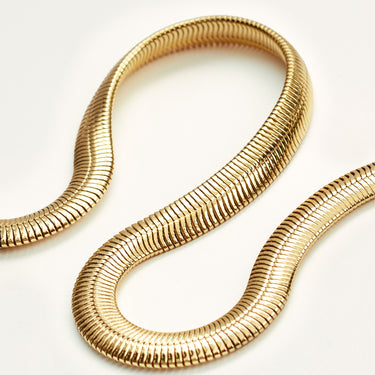 'Bold' Thick Snake Necklace
