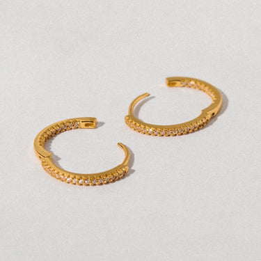 'Endless' Diamond Hoops